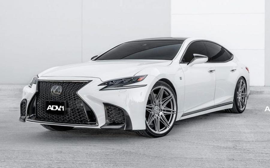 Lexus LS500 F-Sport on ADV.1 Wheels (ADV08 FLOWSPEC) '2020